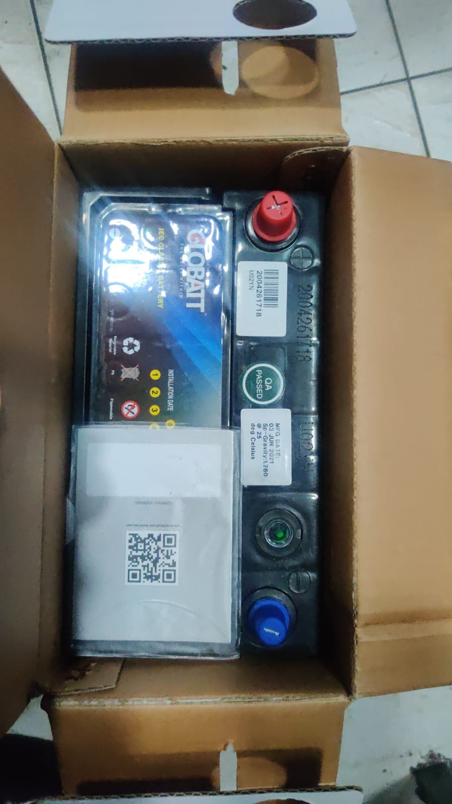 GLOBATT SMF NS60L – MAINTENANCE-FREE BATTERY FOR SMALL & MID-SIZED VEHICLES